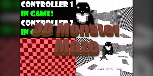 Cover image for Multiplayer 3D Monster Maze