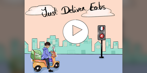 Cover image for Just Deliver Eats