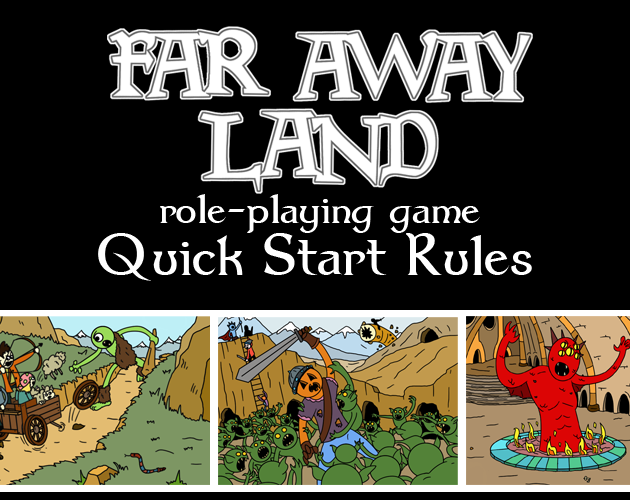 Cover image for Far Away Land RPG: Quick Start Rules