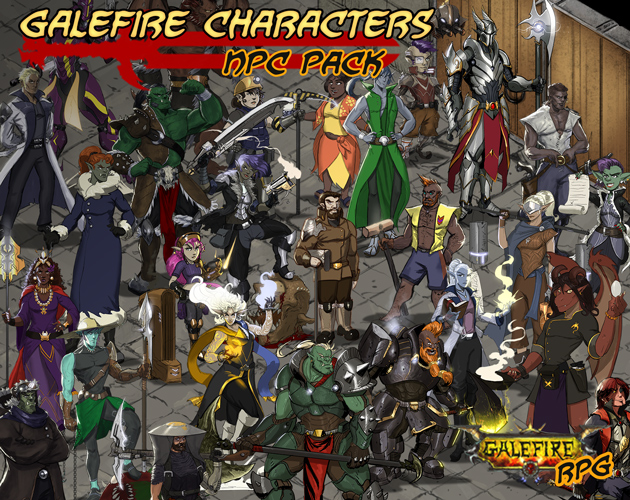 GalefireRPG Fantasy NPC/Hero Pack