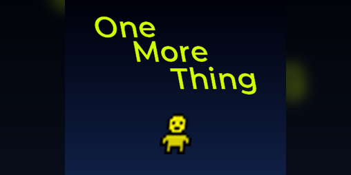 Cover image for One More Thing