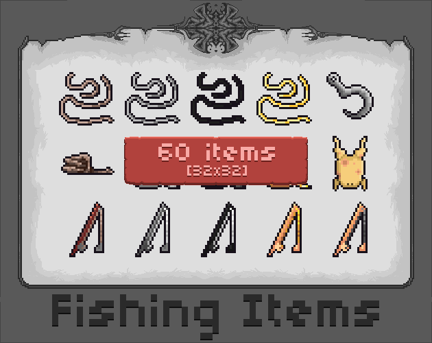 Fisherman Icon Pack! - Admurin's Fishing Items by Admurin