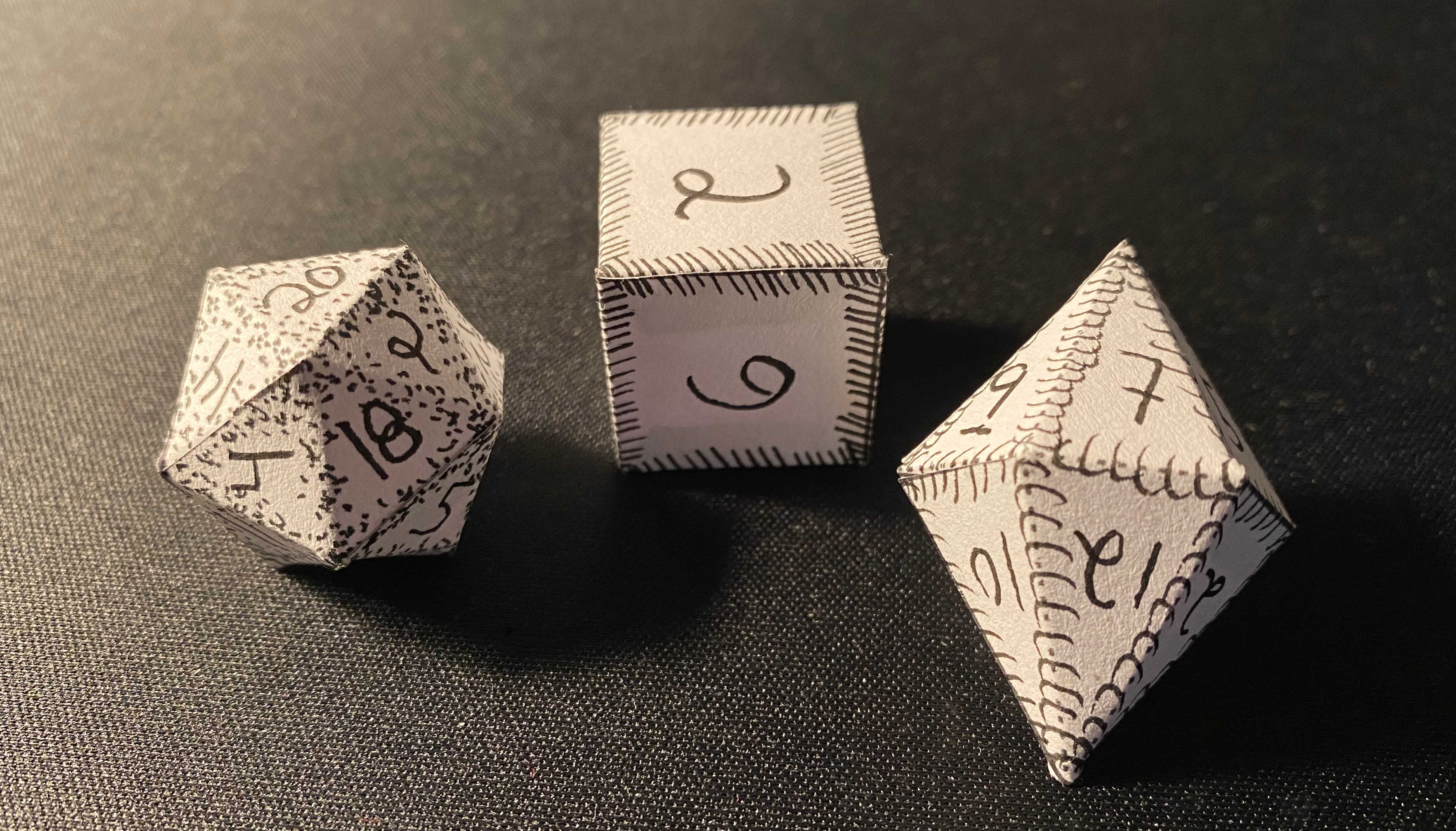 printable paper dice by rupert spore