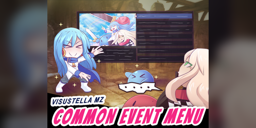 Cover image for Common Event Menu plugin for RPG Maker MZ