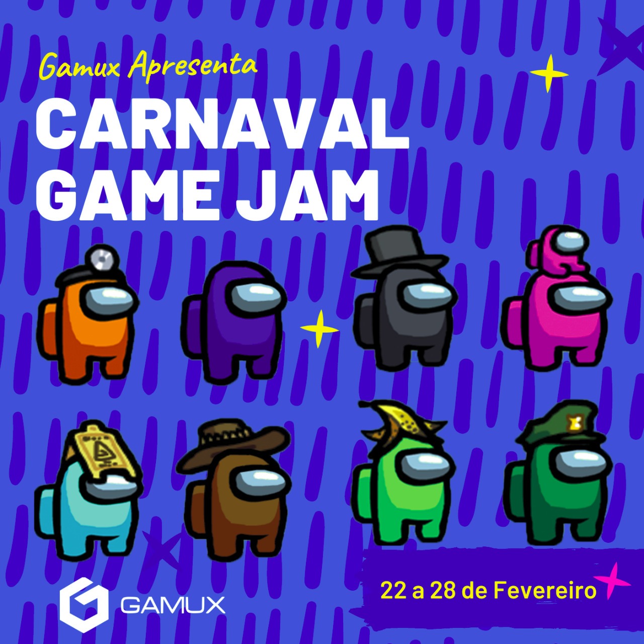 Maratona competitiva 'GameJam+' para desenvolvimento de jogos