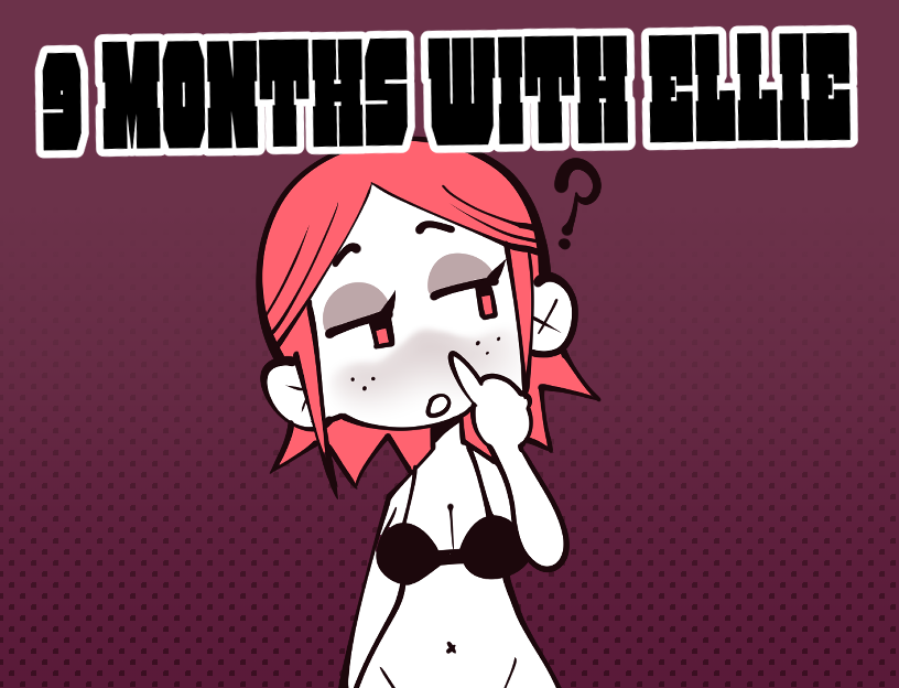 9 Months Pregnant Cartoon Porn - 9 Months With Ellie [18+] by HellBrain