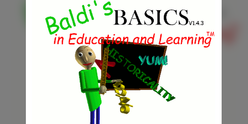 Cover image for Baldi's basic in education and learning V1.4.3
