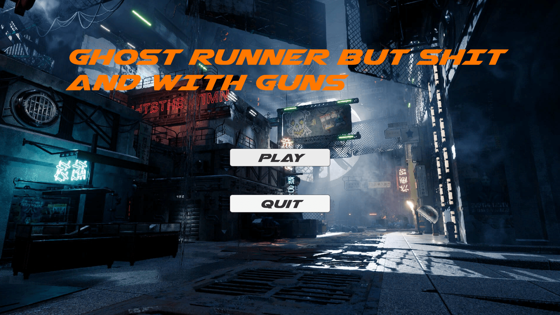 Ghostrunner but bad and with guns