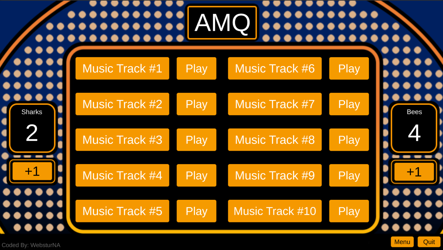 Anime Music Quiz Template