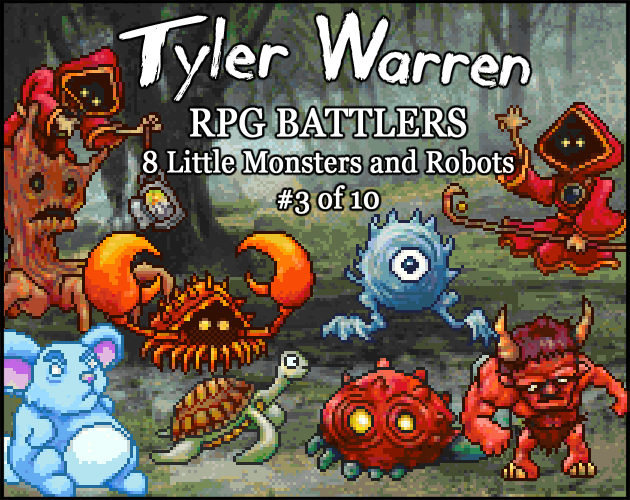 Tyler Warren RPG - 8 Little Monsters and Robots 3 by Tyler Warren RPG ...