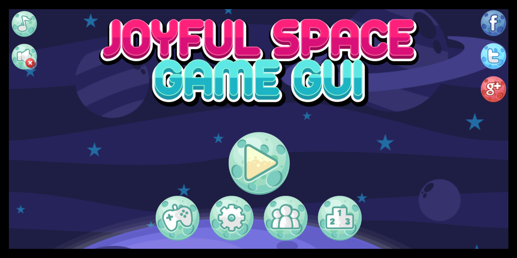 Joyful Space - Game GUI