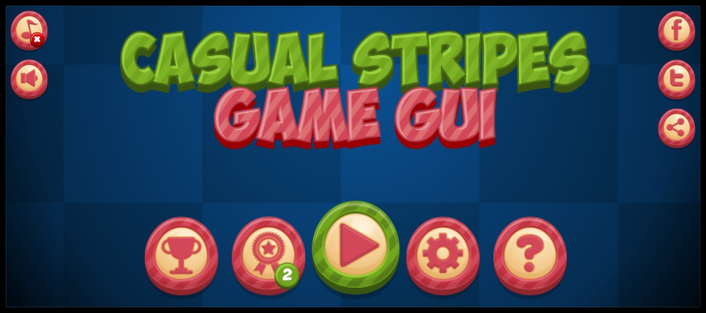 Casual Stripes - Game GUI