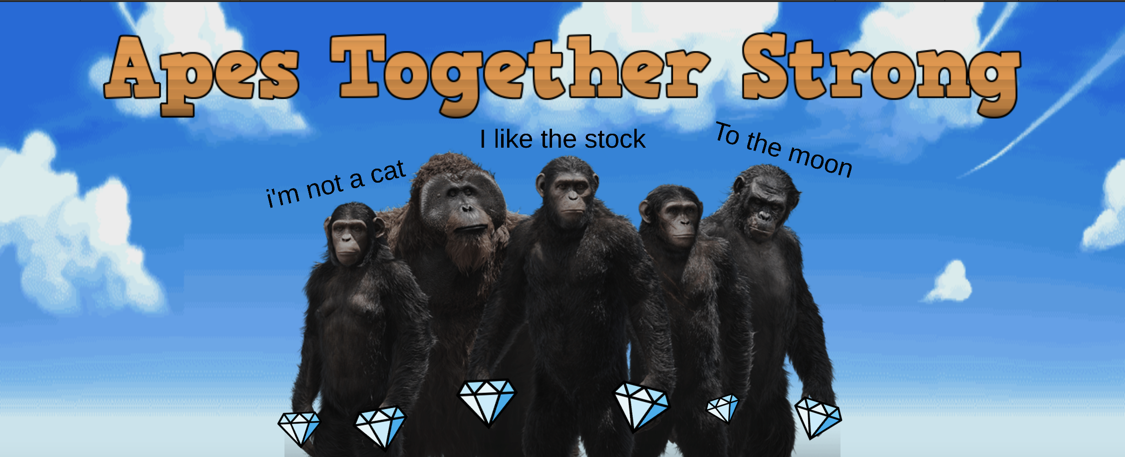 Apes Together Strong 💎✋🤚