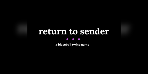 Cover image for return to sender