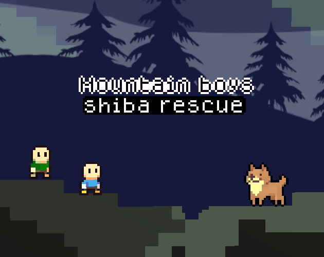 Mountain boys: Shiba rescue