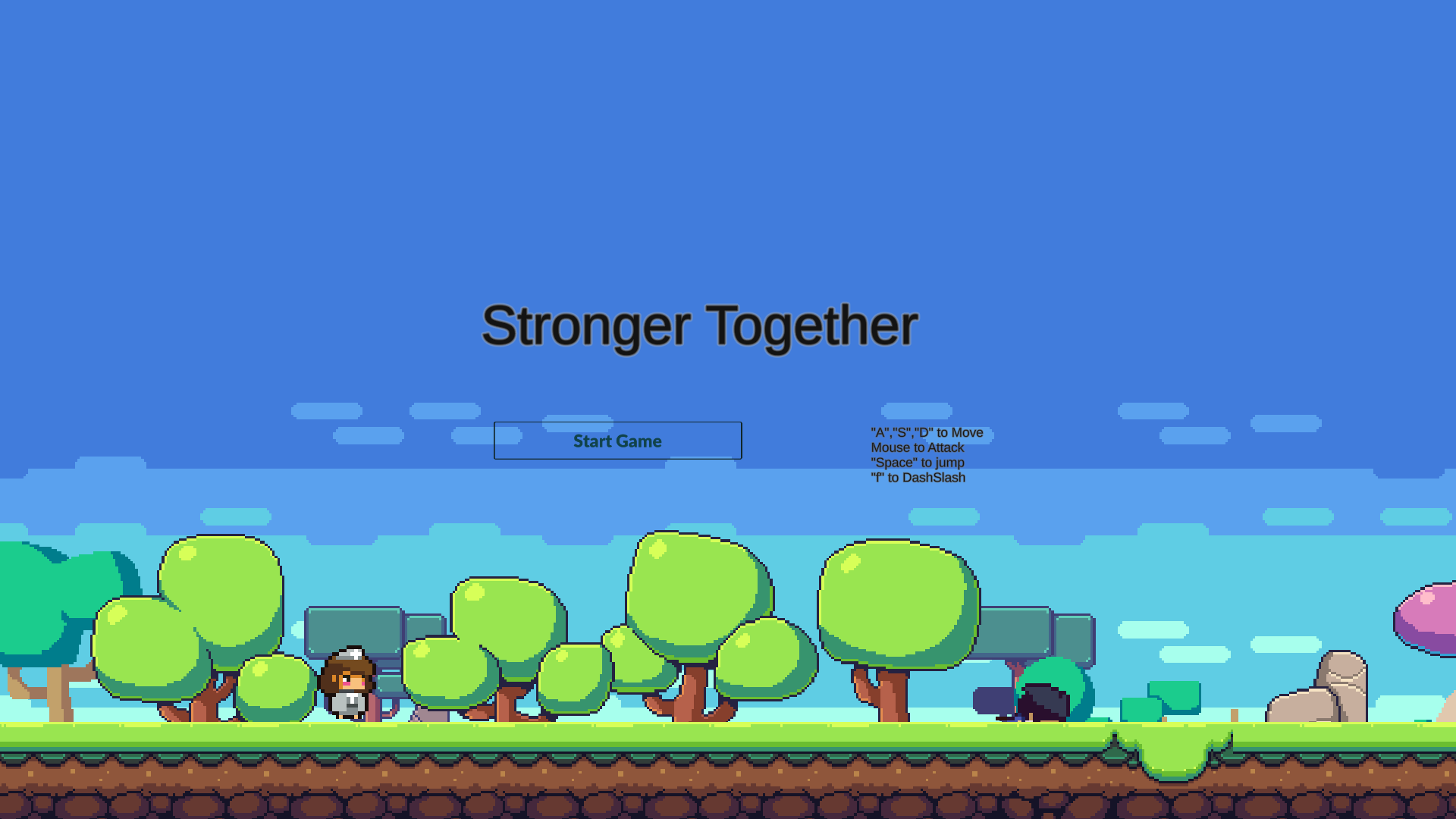 Игра together. Stronger together. Become stronger game.