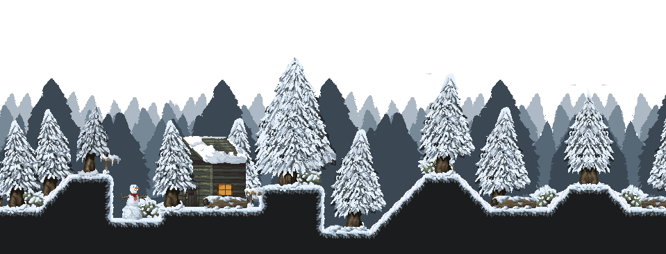 Pixel Valley | Winter Forest (16x16)