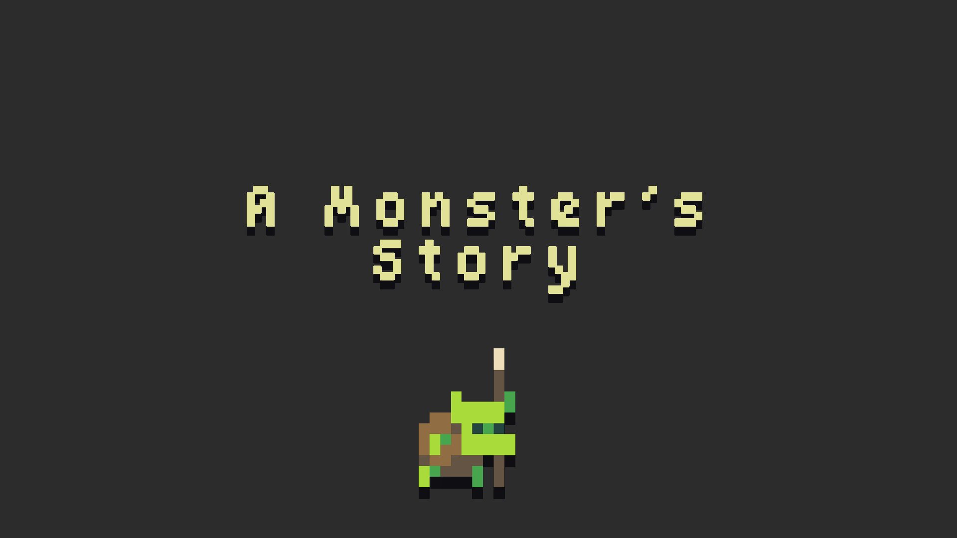 Cover image for A Monster's Story