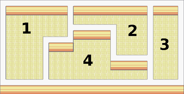 illustration of the room algorithm