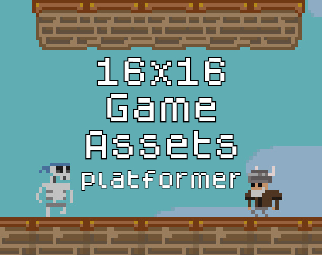 Platform assets 16x16 pixel