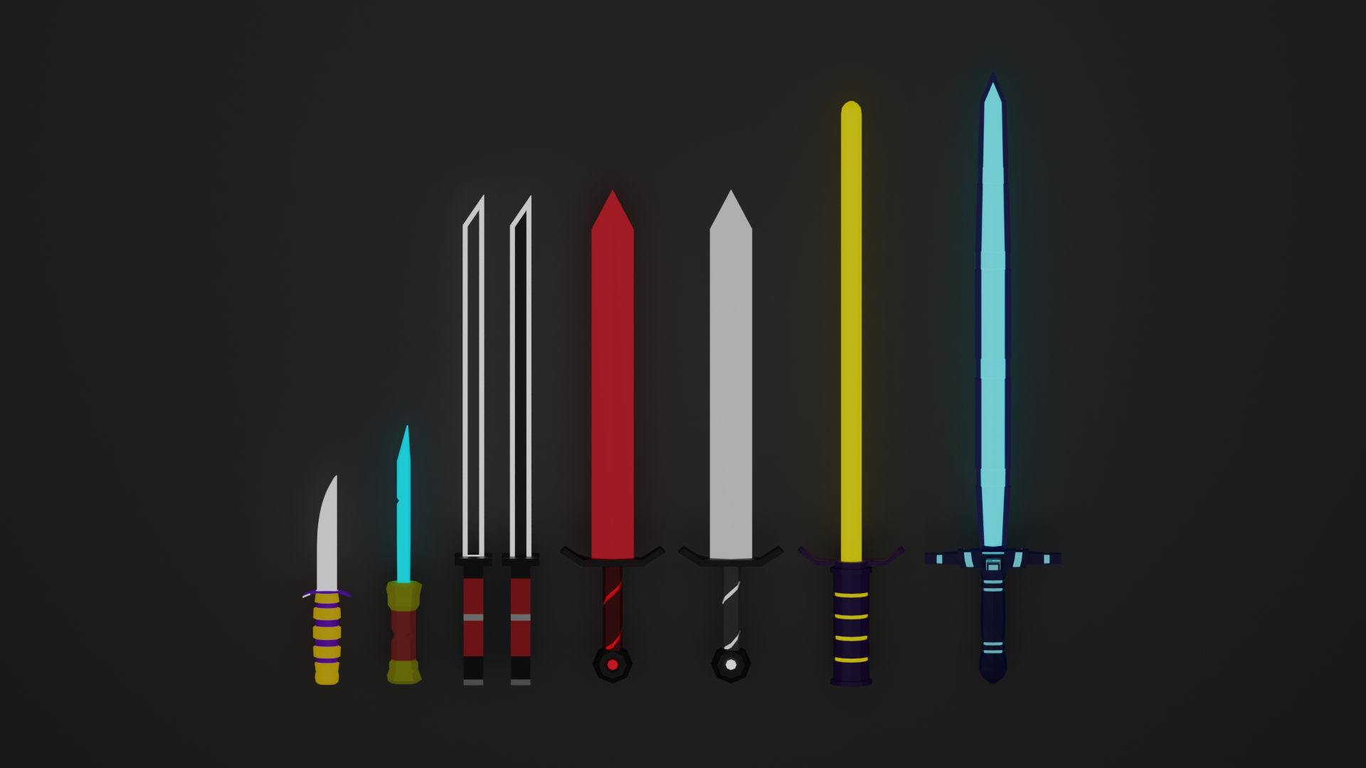 Low Poly Swords
