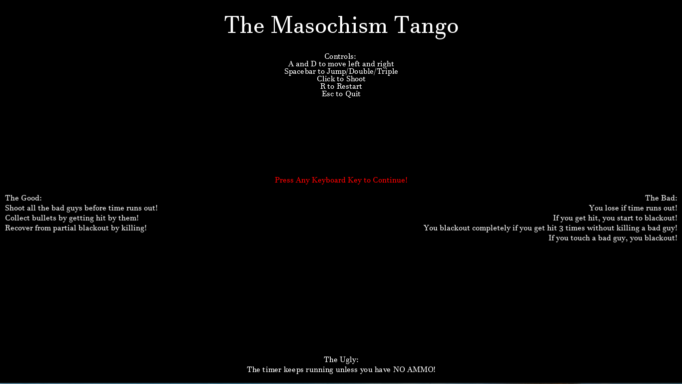 The Masochism Tango