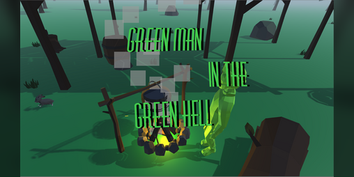 Cover image for Geen man in the Green hell