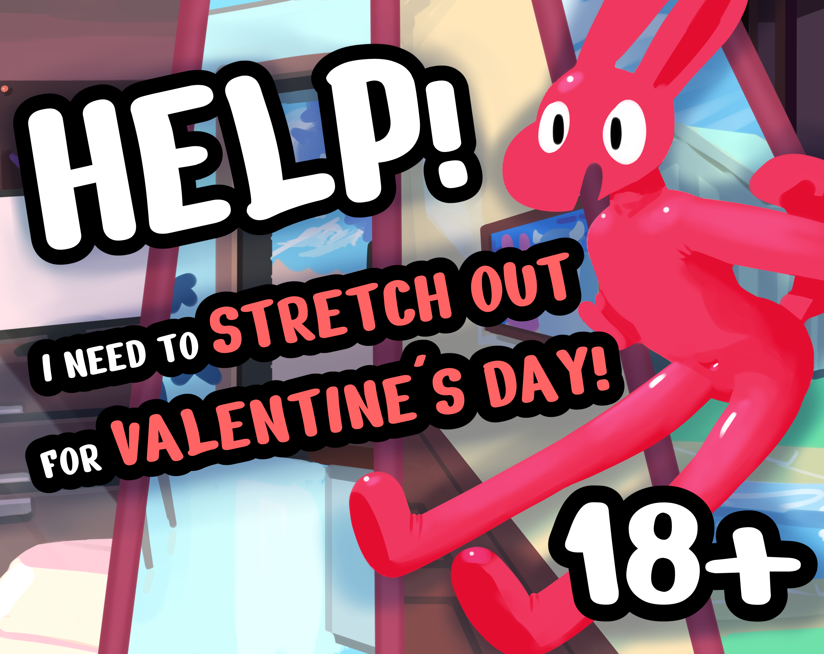 Help! I Need to Stretch Out For Valentines Day! by pastrygames for  Strawberry Jam 5 