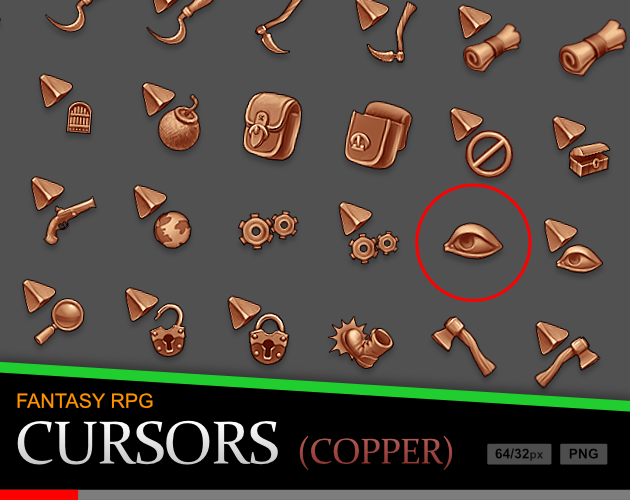 Classic RPG cursors by leonid-deburger on DeviantArt