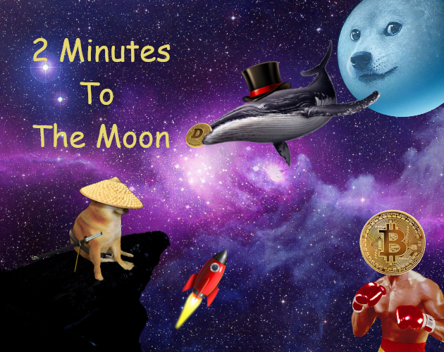 Cover image for 2 minutes to the Moon