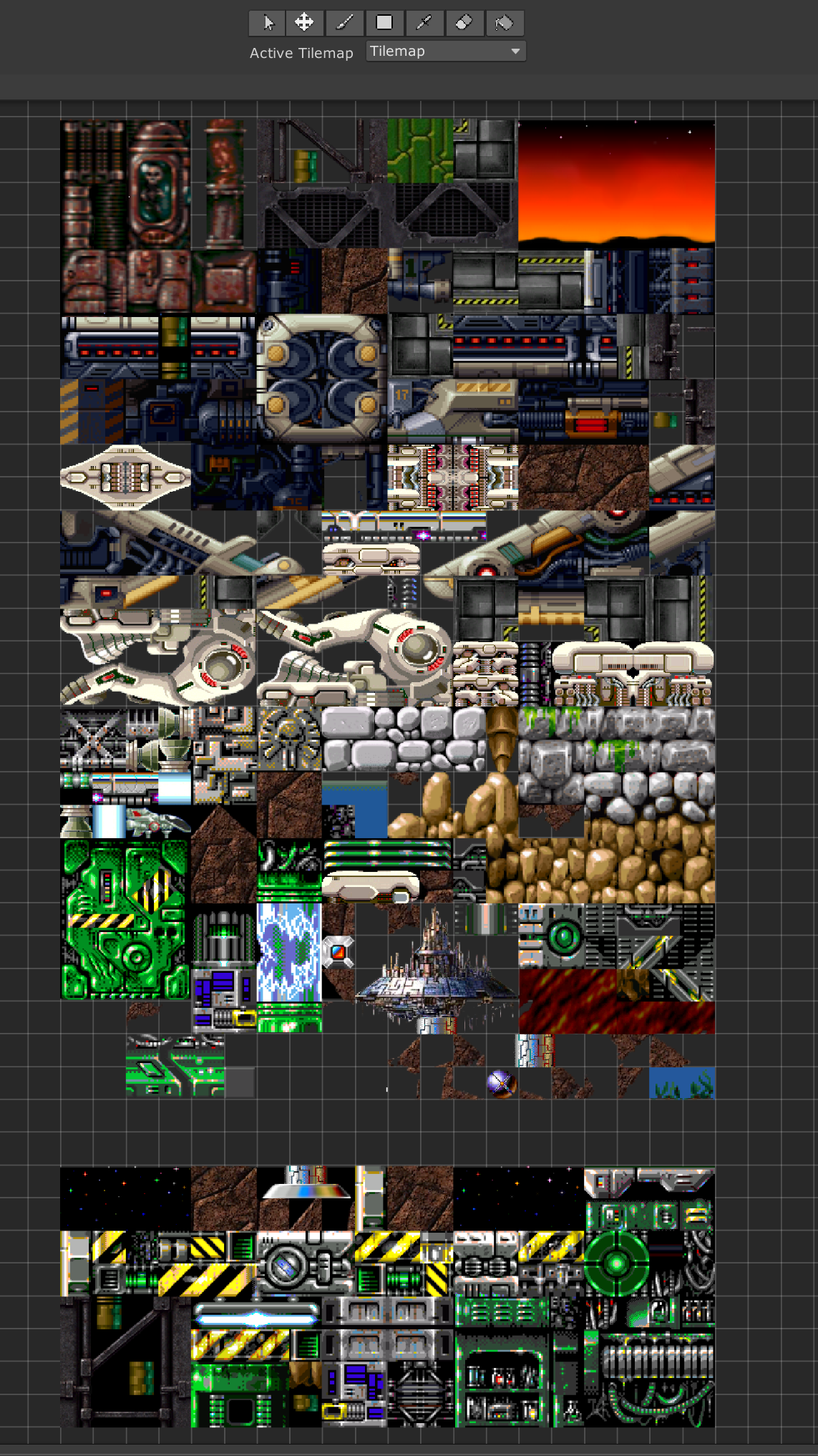 Two for one on sci fi sprite / tile sets - Sci fi Sprites / Tile Set ...