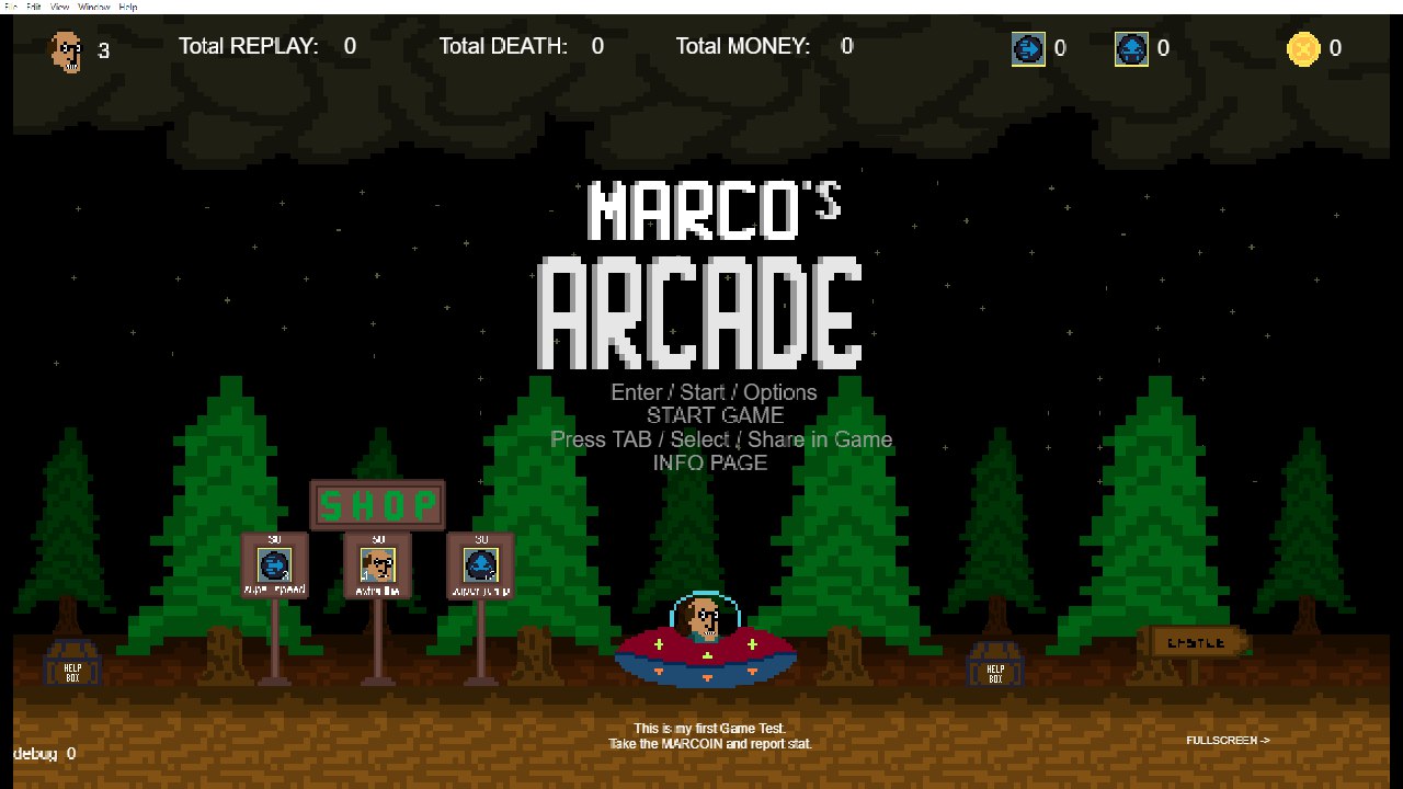 Marco's Arcade gamepad by Piraq Games