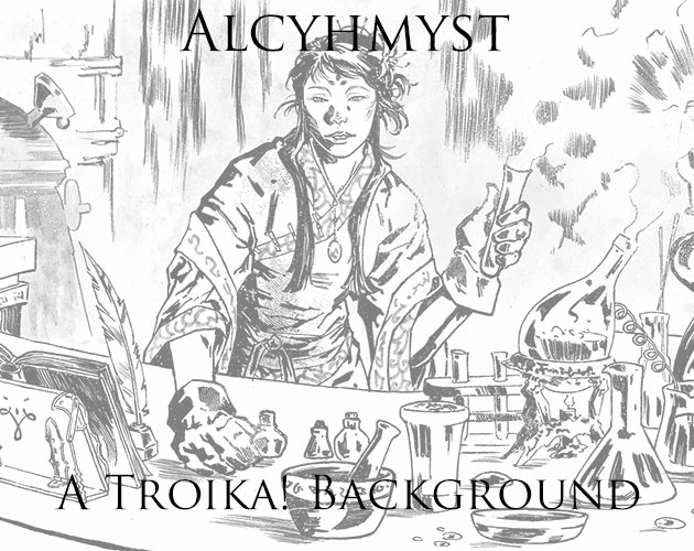 Cover image for Alchymyst - A Troika! Background