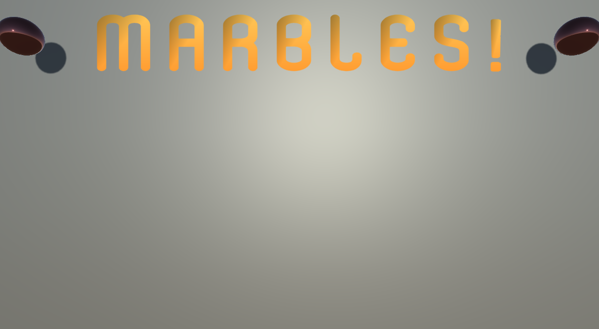 Cover image for MARBLES!