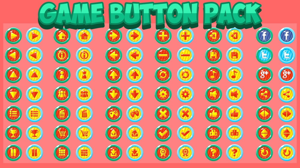 Free Game Button Pack 2