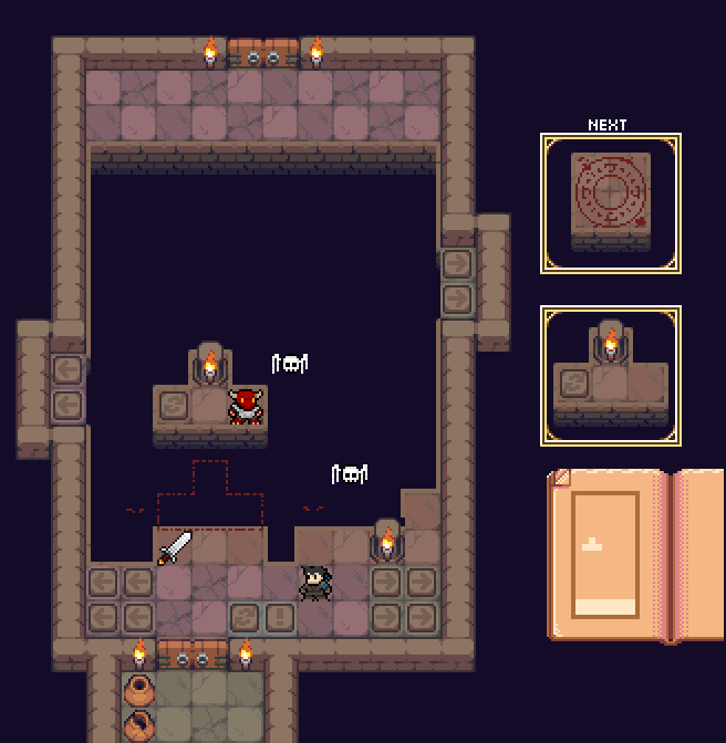 Level generation for Pixel Dungeon? (Screenshot taken from the