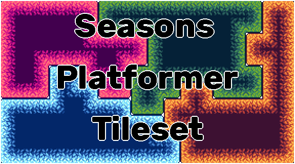 Seasons Platformer Tileset