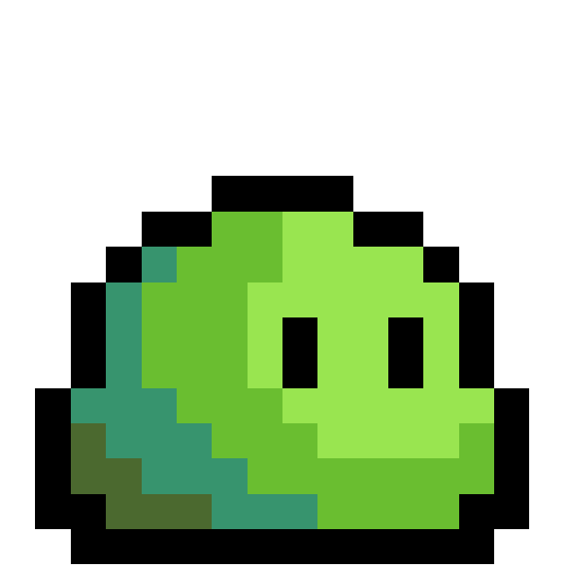 Animated slime 16x16 by slugabed