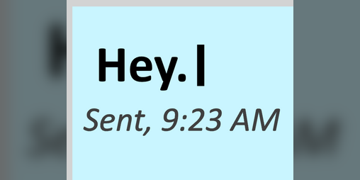 Cover image for Sent, 9:23 AM
