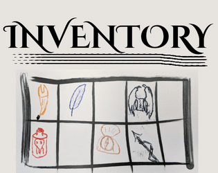 INVENTORY   - A game of micro-role-play for conventions and parties 
