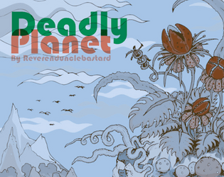 Deadly Planet: A Business Card RPG   - Core rules free! Deluxe package $3 adds Fungos XI mission brief & Hex Kit tileset free for commercial use. 