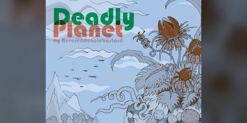 Cover image for Deadly Planet: A Business Card RPG