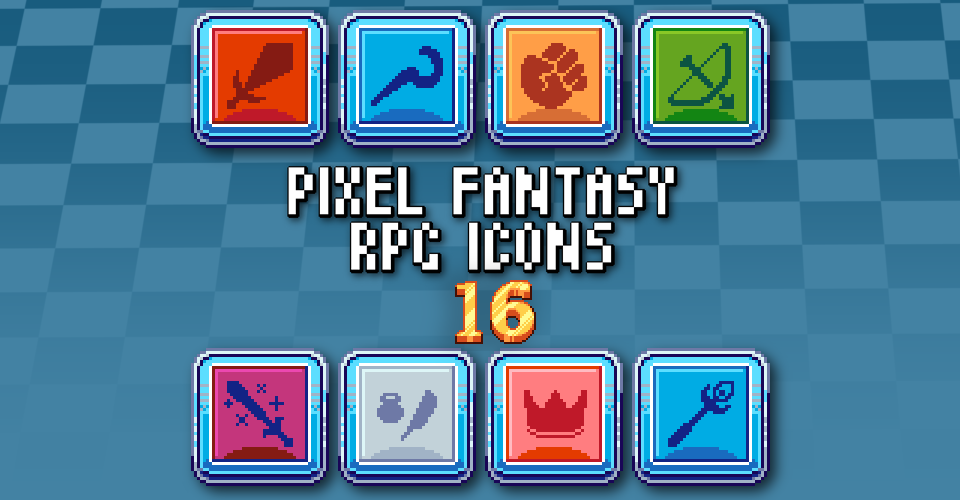 PIXEL FANTASY RPG ICONS - PACK 16