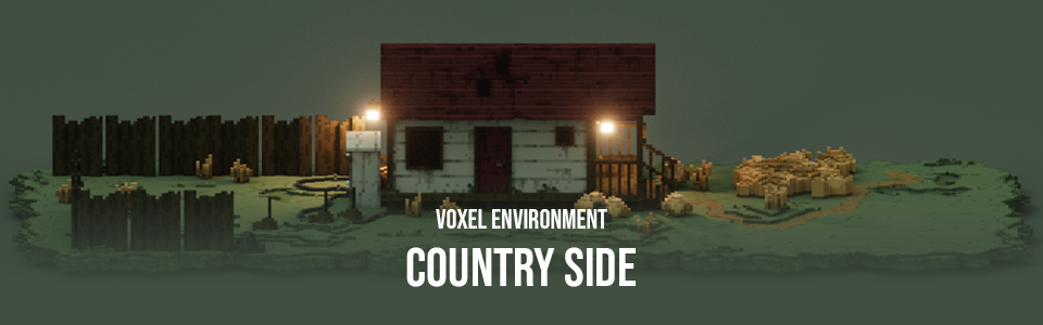 Voxel Environment : Counrty Side