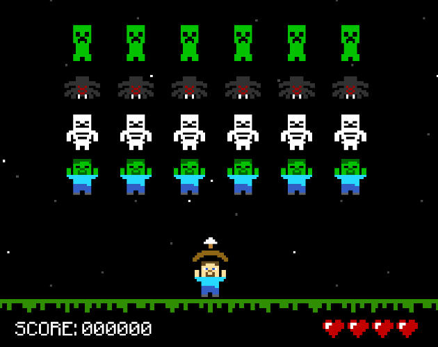 Minecraft - Space Invaders