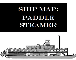 Ship Map: Paddle Steamer