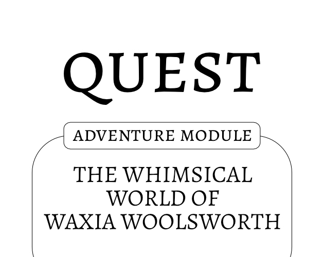 Cover image for The Whimsical World of Waxia Woolsworth