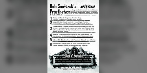 Cover image for Bolo Santizeli's Prosthetics