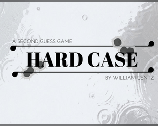 Hard Case   - Solo RPG Noir 