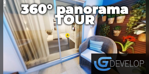 Cover image for GDevelop 360° panorama tour TEST